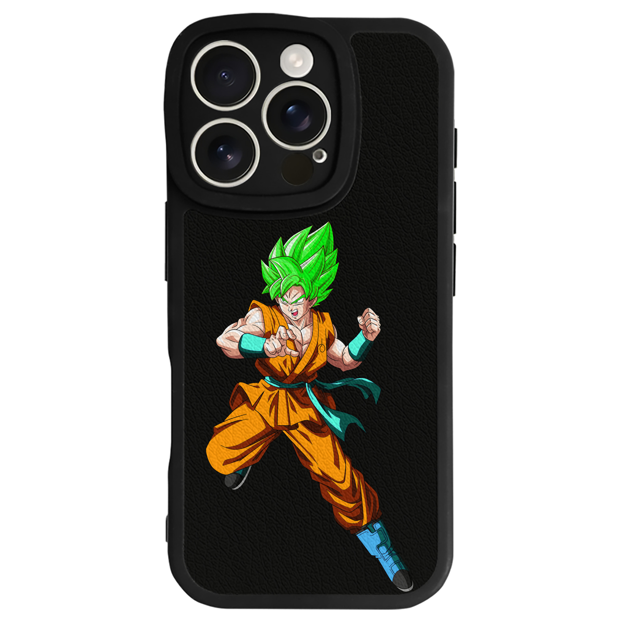 （画像用） ドラゴンボール 孫 悟飯（そんごはん）DRAGON BALL Son Gohan 【iPhone 16シリーズ対応】シリコンスマホケース（レザー調） 材質：シリコン